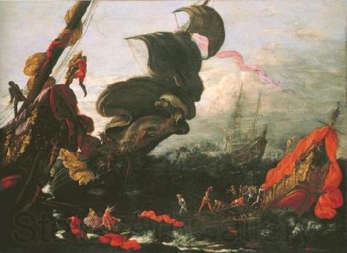 Agostino Tassi Naufragio della flotta di Enea